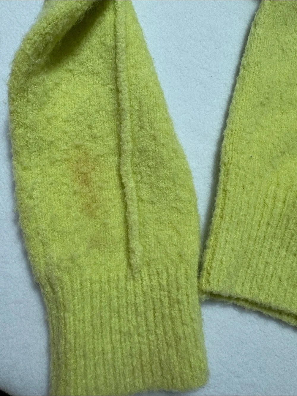 pistola Lime V-Neck Cropped Button Cardigan size S